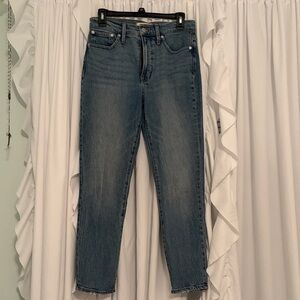 Madewell Women's Straight Leg Blue Jeans